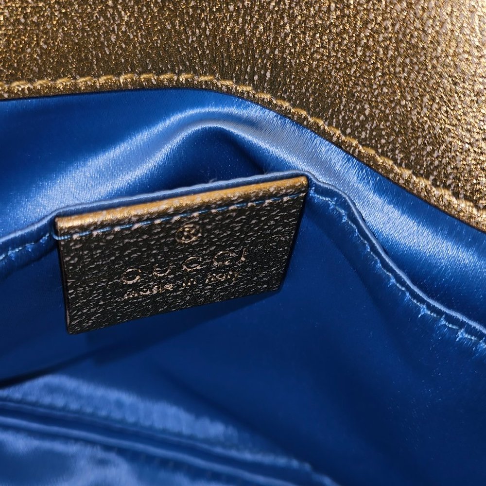 Gucci GG Marmont Flap leather crossbody bag - Picture 3 of 6
